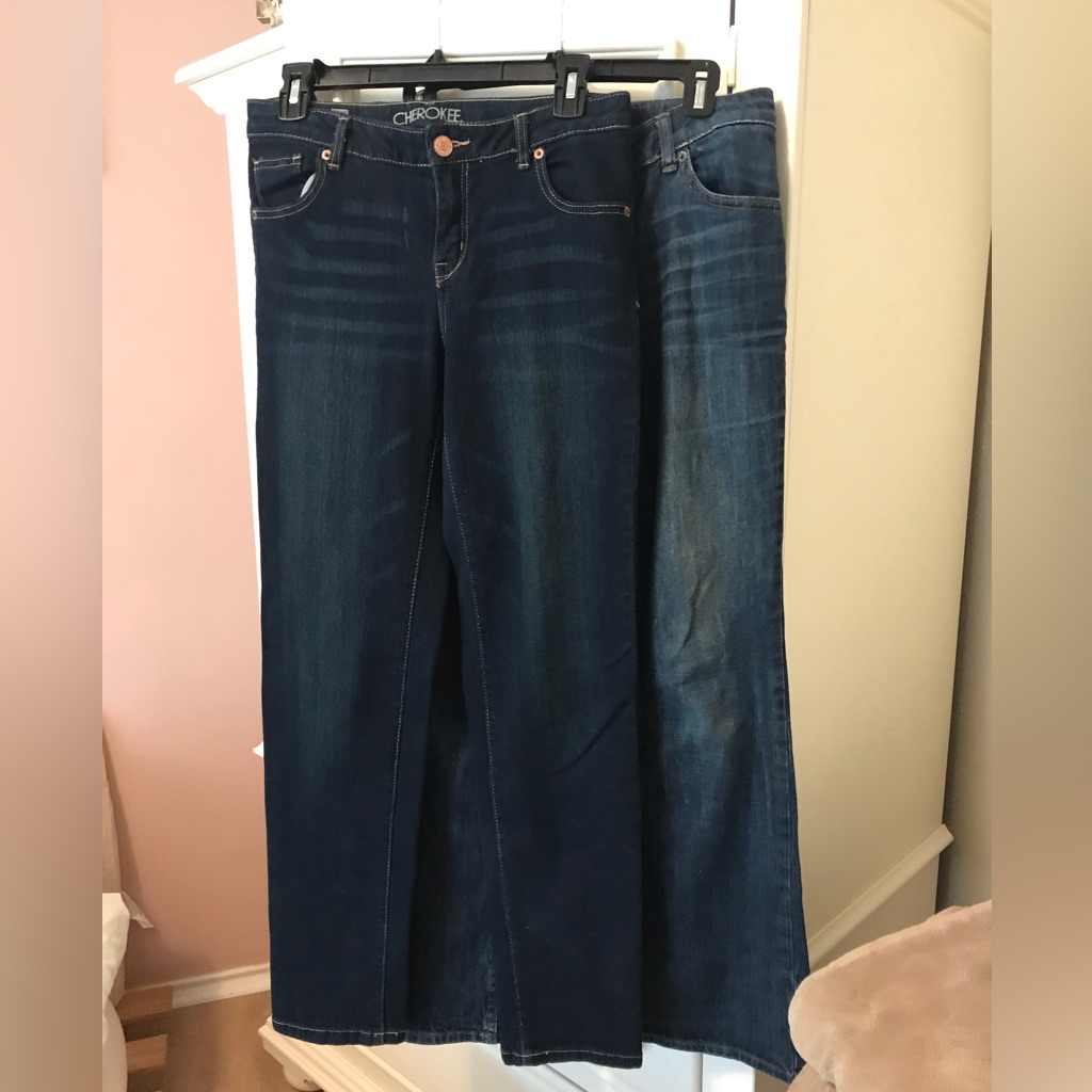 Denim 2 Pairs Dark Denim Are Skinny Jean Medium Denim Are Bootcut Denim 2 Pairs Dark Denim Are Skinny Jean Medium Denim Are Bootcut